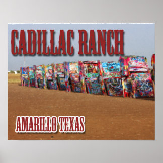 Póster Cadillac Ranch