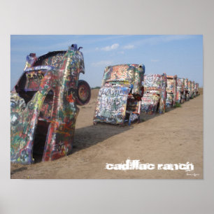 Póster Cadillac Ranch