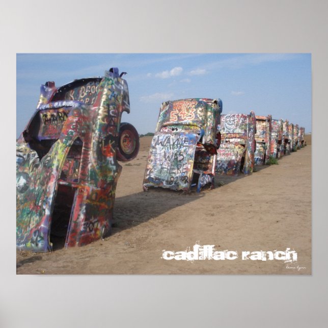 Póster Cadillac Ranch (Frente)