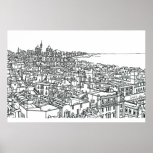 Póster Cádiz España