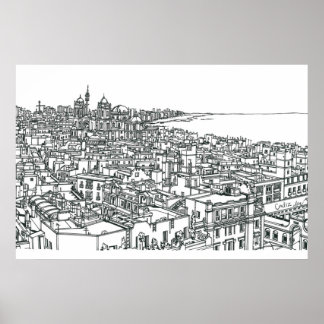 Póster Cádiz España