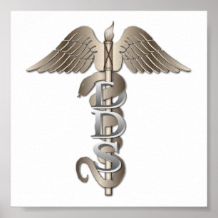 Póster Caduceo del DDS