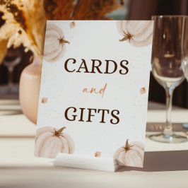 Póster Cae Baby Shower Cards and Gifts Rótulo