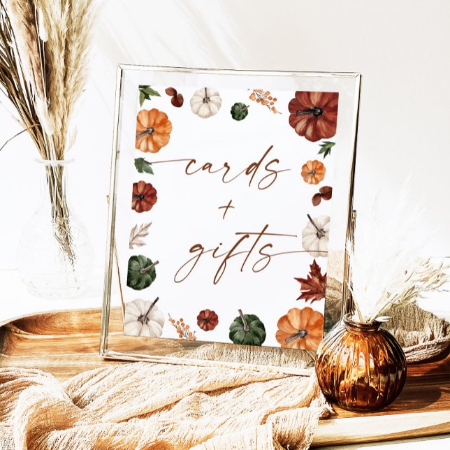 Póster Cae Baby Shower Cards and Gifts Rótulo, Calabaza (Subido por el creador)