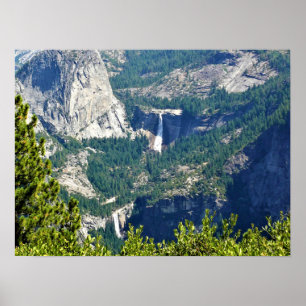 Póster Cae de Vernal y Nevada desde el punto glaciar, CA