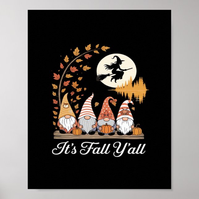 Póster Cae el otoño de todos los gnomos (Frente)