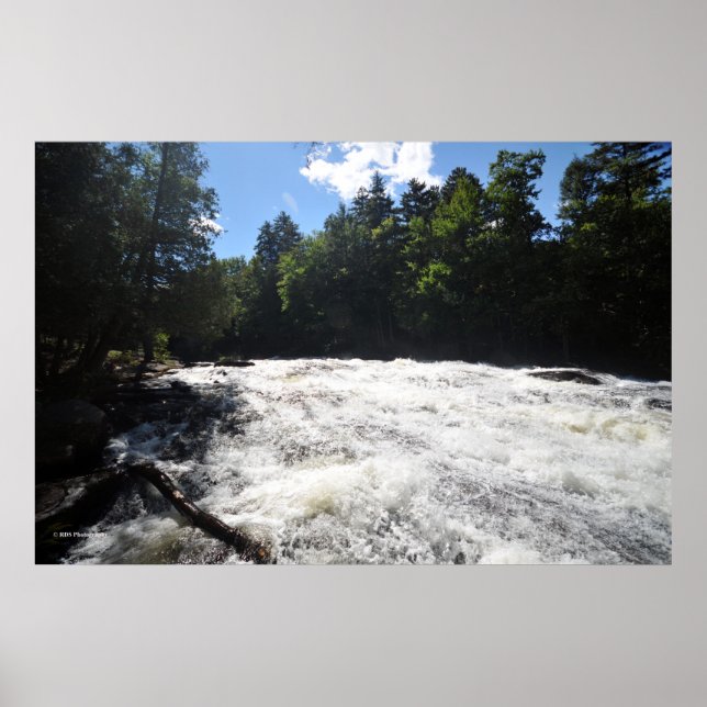 Póster Cae leche de mantequilla en el Adirondack. impresi (Frente)