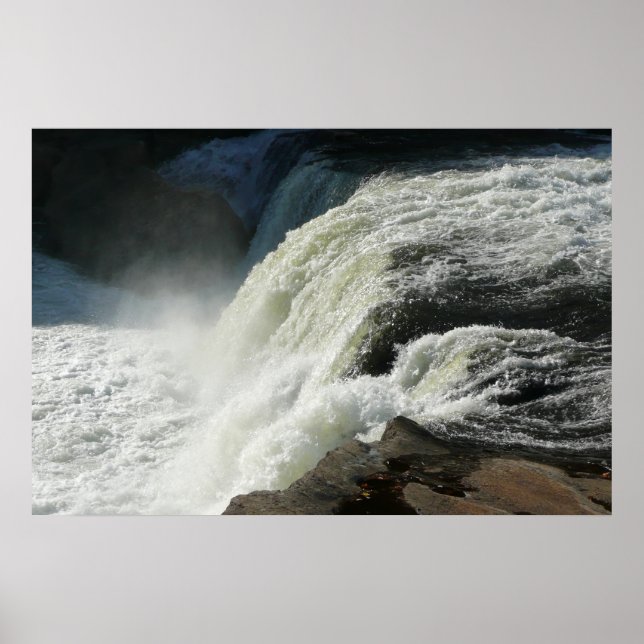 Póster Cae Ohiopyle en Pensilvania (Frente)