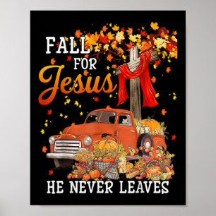 Póster Cae Por Jesús Que Nunca Se Va - Cruce A Jesús Chri