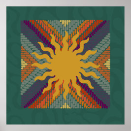 Póster Cae Sunshine Mosaic