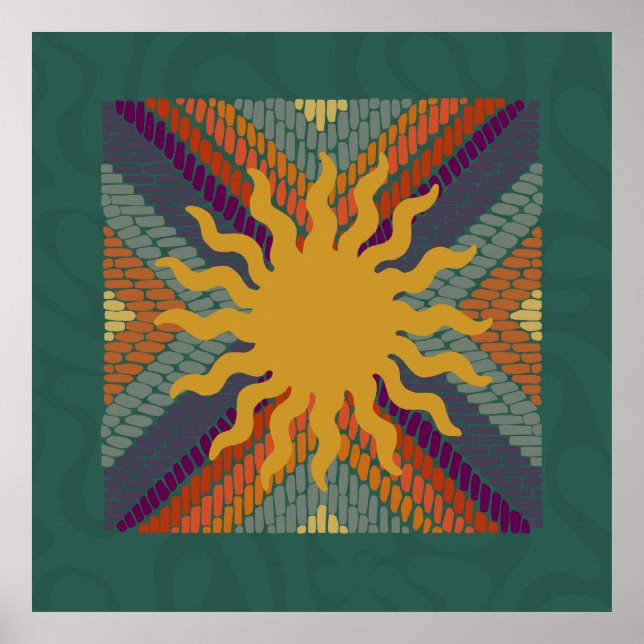 Póster Cae Sunshine Mosaic (Frente)