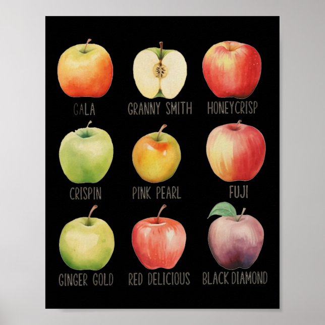 Póster Caer de Apple Picando la carne de la granja de la  (Frente)