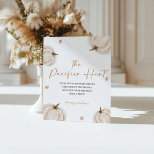 Póster Caer en Baby Shower El Rótulo Pacificador De Caza