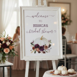 Póster Caer en el amor Calabaza de ducha de novia