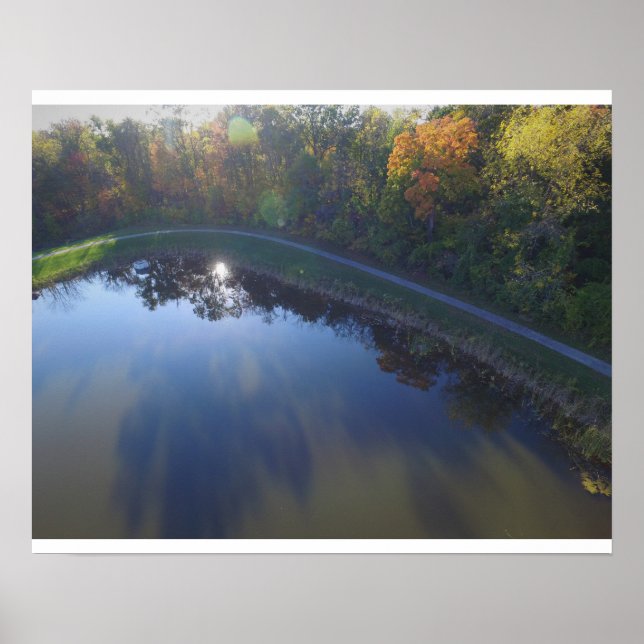 Póster Caer en el sol de Indiana y salir (Frente)