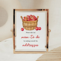 Caer en la cesta de Apple Baby Shower Envelope Sta