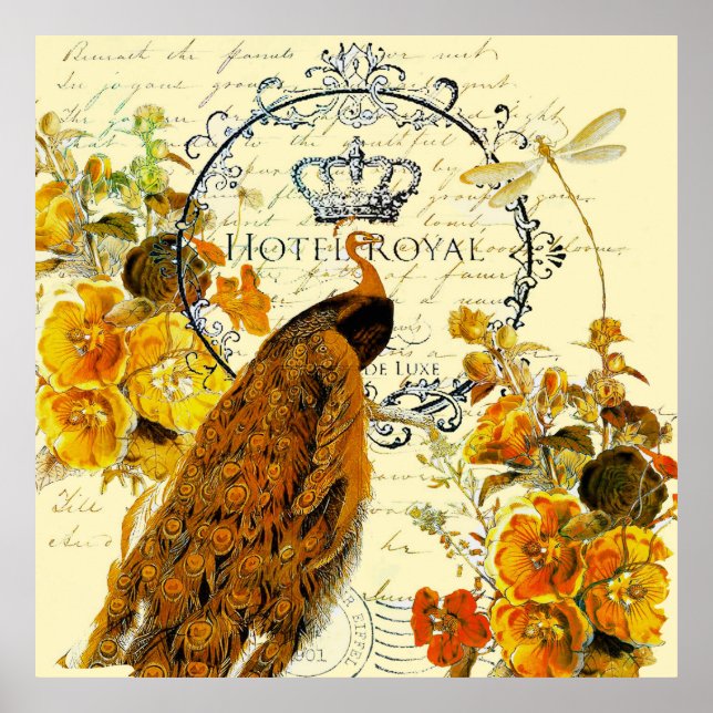 Póster Caer en paz (Frente)