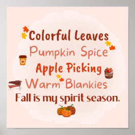 Póster Caer es mi temporada de espíritu