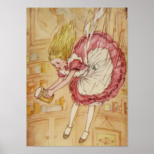 Póster Caer por el agujero de conejo (Frente)