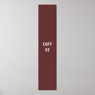 Póster café