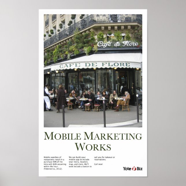 Póster Cafe (Frente)