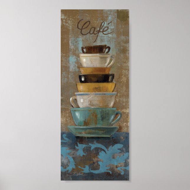 Póster Café antiguo (Frente)