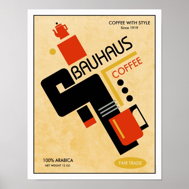 Póster Café Bauhaus (Frente)