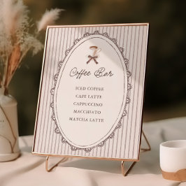 Póster Cafe Bebe Vintage Coffee Bar