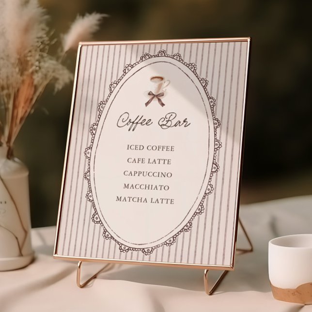 Póster Cafe Bebe Vintage Coffee Bar (Subido por el creador)