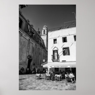 Póster Cafe callejero veneciano - Poster