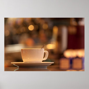 Póster Café capuchino, Venecia, Italia