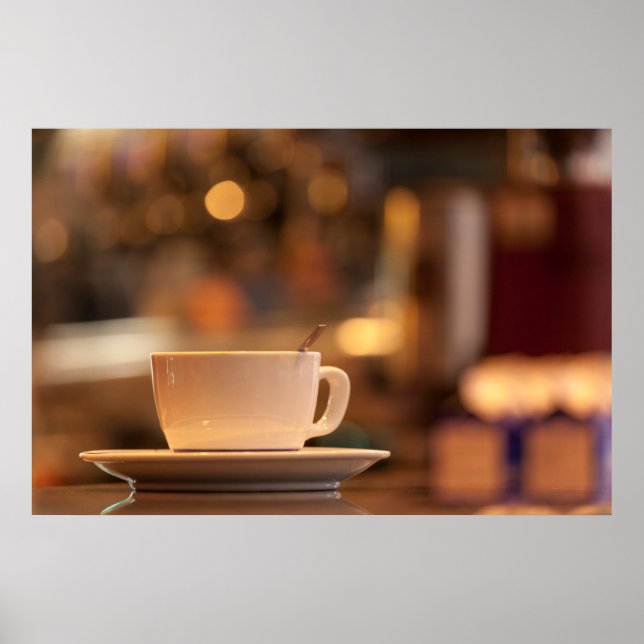 Póster Café capuchino, Venecia, Italia (Frente)