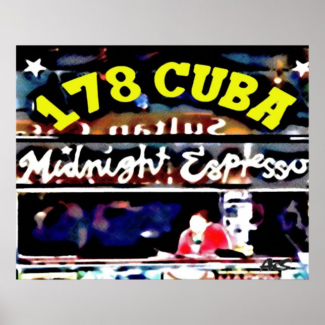 PÓSTER CAFE CON LECHE (Frente)