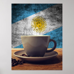 Póster Café de Argentina