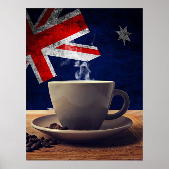 Póster Café de Australia (Frente)