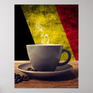Póster Café de Bélgica
