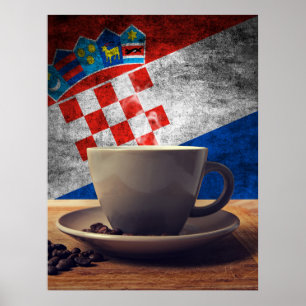 Póster Café de Croacia