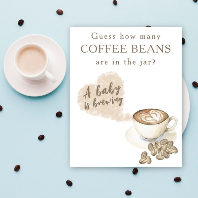 Póster Café de elaboración - Cuántos granos de café (Subido por el creador)