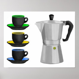 Póster Café de Espresso Italiano