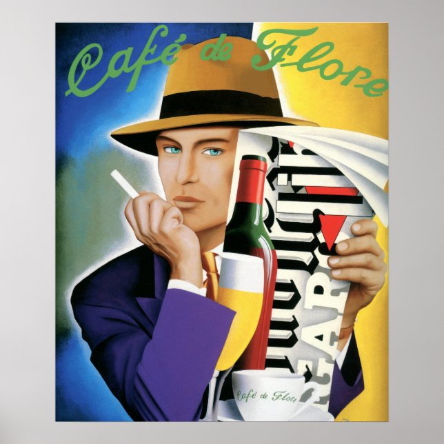 PÓSTER CAFÉ DE FLORE (Frente)