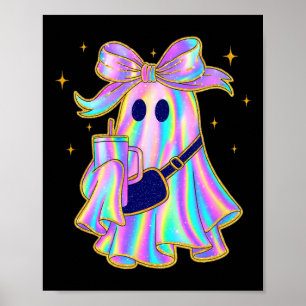 Póster Café de la moda de la camiseta fantasma Tumbler Pa