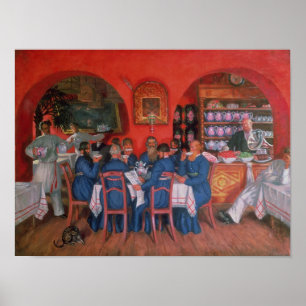 Póster Café de Moscú, 1916