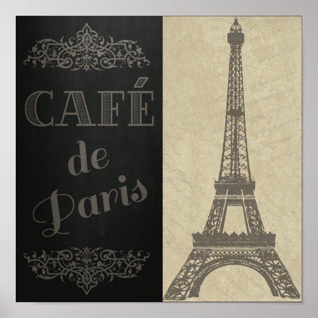 Póster Café de París (Frente)
