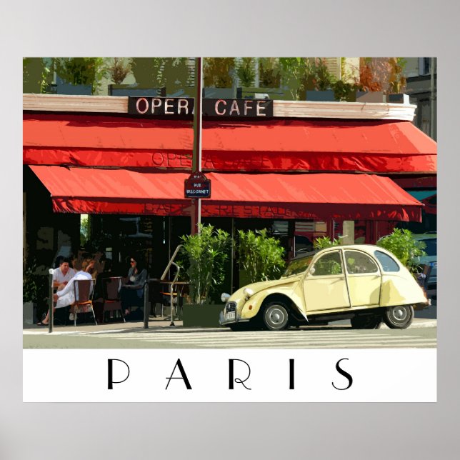 Póster Café de París (Frente)