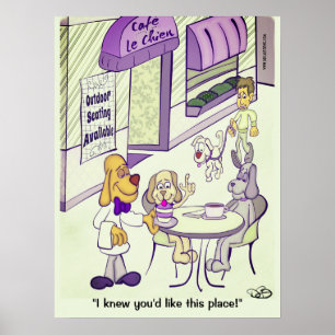 Póster Café de Perros