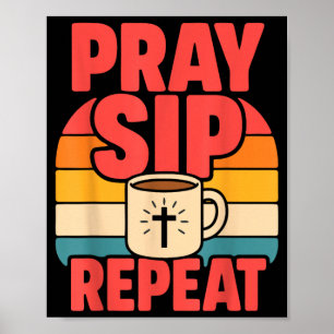 Póster Café Divertido Jesús Fe Cristiana