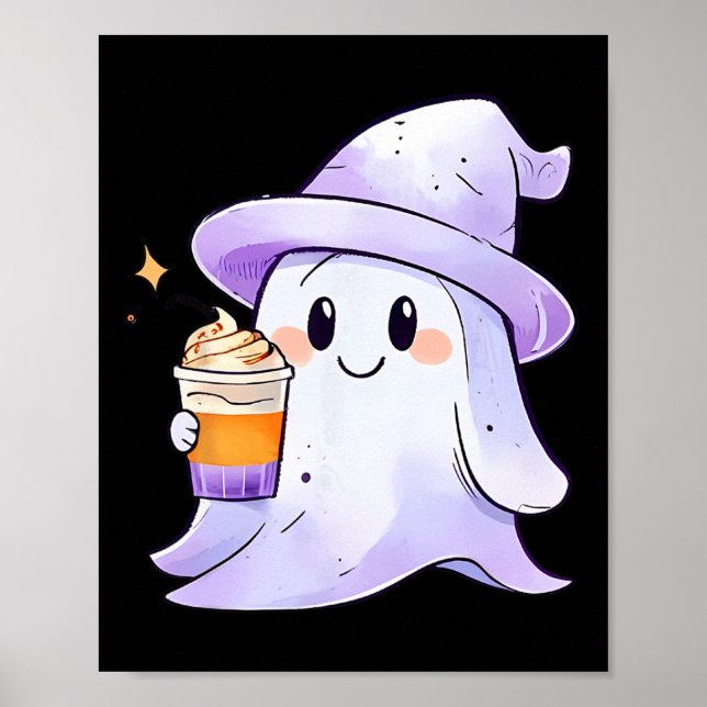 Póster Café dulce fantasma con una pareja de café de Hall (Frente)