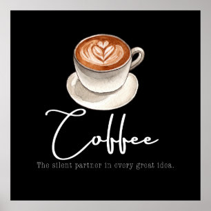 Póster Café: El socio silencioso