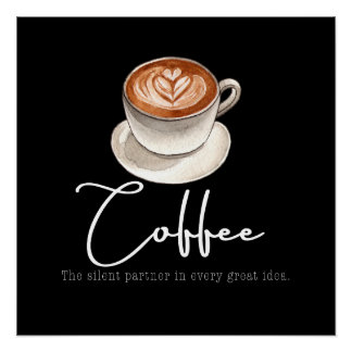 Póster Café: El socio silencioso