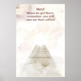 Póster Café en el cielo